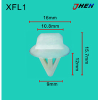 XFL1 Car Trim Clips 10 Pcs in 1 Pack Fits Chewrolet Models
