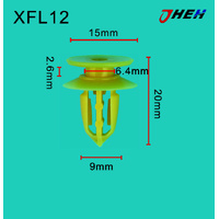 XFL12 Car Trim Clips 10 Pcs in 1 Pack Fits Chewrolet Models