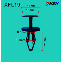XFL19 Car Trim Clips 10 Pcs in 1 Pack Fits Chewrolet Models