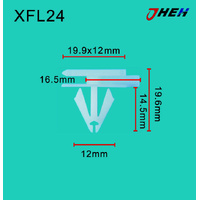 XFL24 Car Trim Clips 10 Pcs in 1 Pack Fits Chewrolet Models
