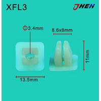 XFL3 Car Trim Clips 10 Pcs in 1 Pack Fits Chewrolet Models