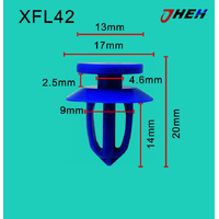 XFL42 Car Trim Clips 10 Pcs in 1 Pack Fits Chewrolet Models