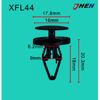 XFL44 Car Trim Clips 10 Pcs in 1 Pack Fits Chewrolet Models