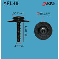 XFL48 Auto Body Screws 10 Pcs in 1 Pack Fits Chewrolet Models