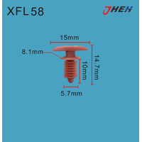 XFL58 Car Trim Clips 10 Pcs in 1 Pack Fits Chewrolet Models