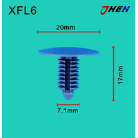 XFL6 Car Trim Clips 10 Pcs in 1 Pack Fits Chewrolet Models