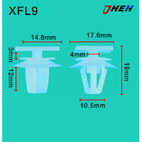 XFL9 Car Trim Clips 10 Pcs in 1 Pack Fits Chewrolet Models