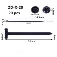 Plastic Cable Tie 5x90 20 Pcs in 1 Pack ZD-X-20
