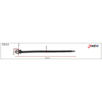 ZD33 Auto Cable Zip Ties 10 Pcs in 1 Pack Fits Various Models